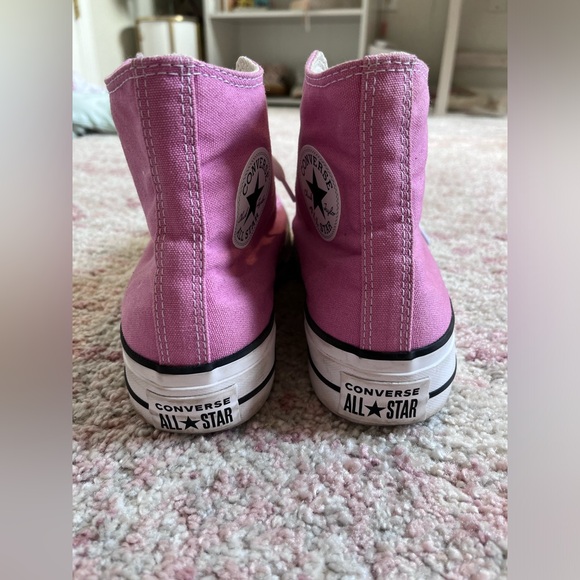 Pink platform Converse - Picture 3 of 9